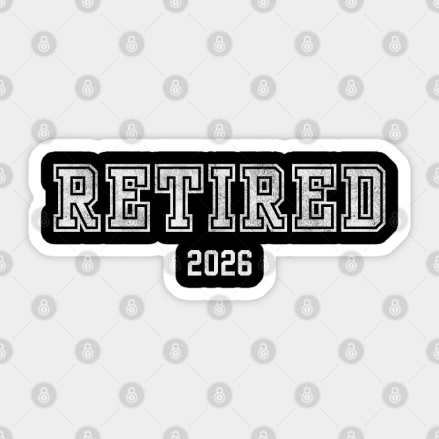 Retired 2026 Sticker by Stylecombinator